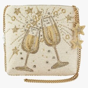 Mary Frances Toast of the Town New Years Eve Champagne Handbag